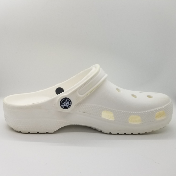 white crocs womens size 9